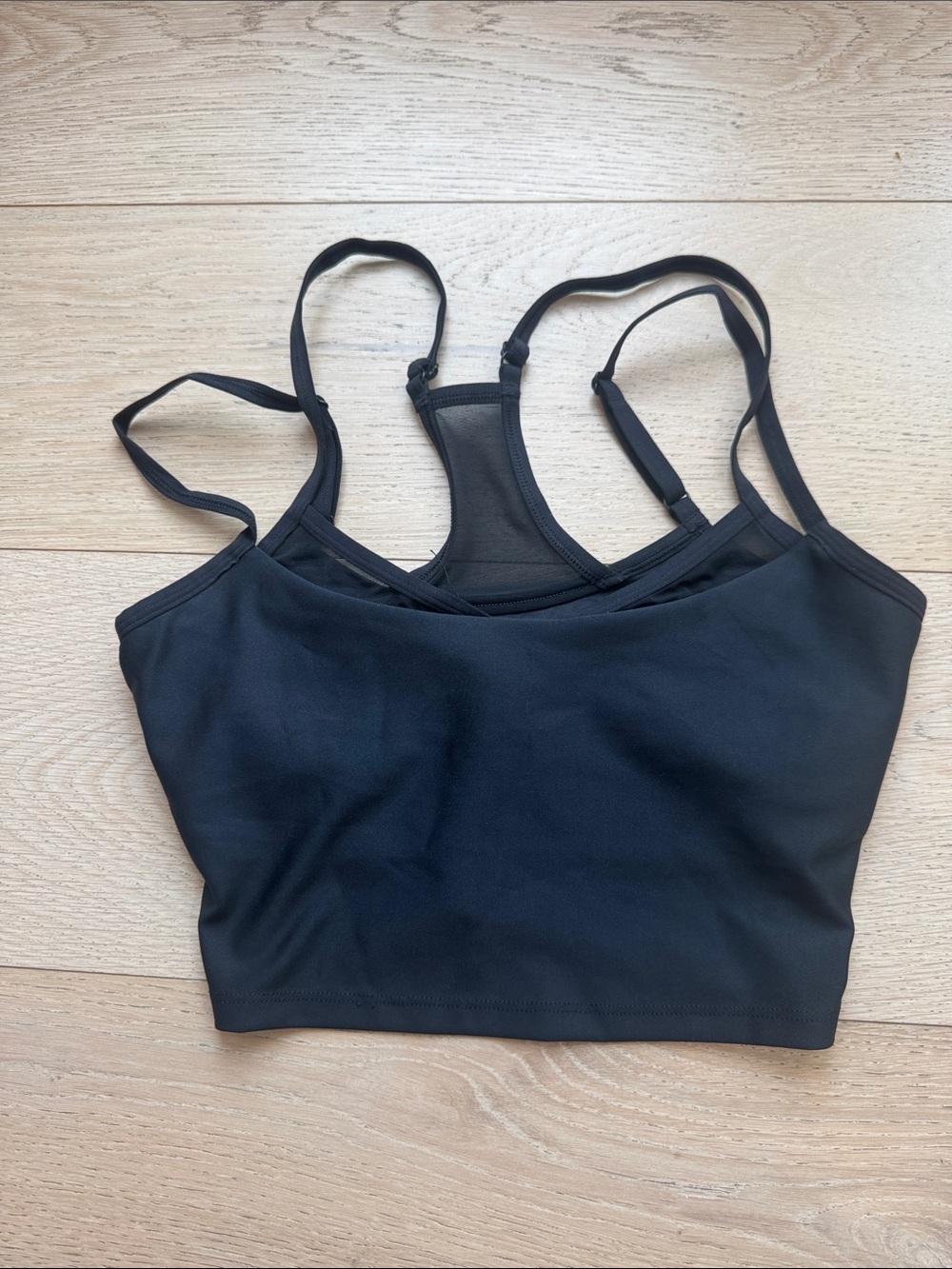 ALO Yoga Black Racerback Sports Bralette